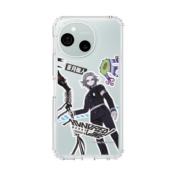 スリムプロテクションケース［ HUNDRED LINE -最終防衛学園- - ステッカー - 蒼月衛人 ］