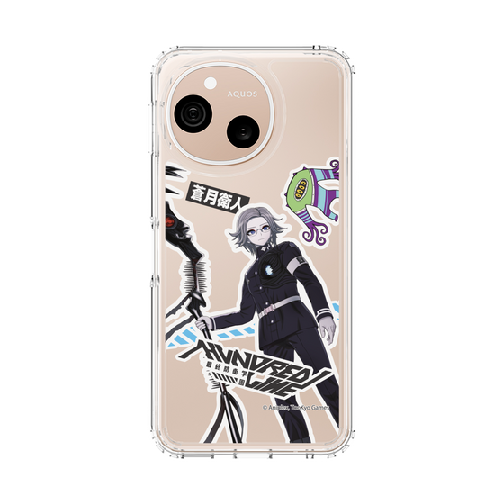 スリムプロテクションケース［ HUNDRED LINE -最終防衛学園- - ステッカー - 蒼月衛人 ］