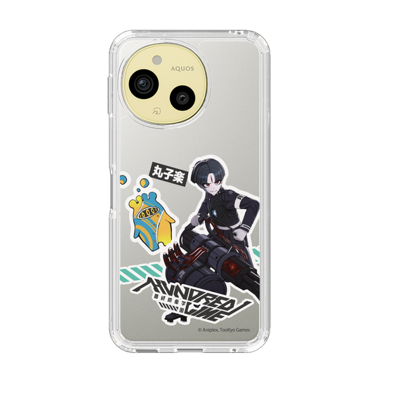 スリムプロテクションケース［ HUNDRED LINE -最終防衛学園- - ステッカー - 丸子楽 ］