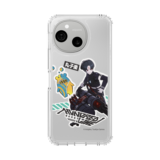 スリムプロテクションケース［ HUNDRED LINE -最終防衛学園- - ステッカー - 丸子楽 ］