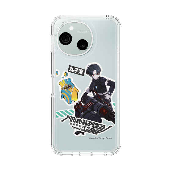 スリムプロテクションケース［ HUNDRED LINE -最終防衛学園- - ステッカー - 丸子楽 ］