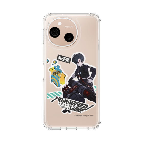 スリムプロテクションケース［ HUNDRED LINE -最終防衛学園- - ステッカー - 丸子楽 ］