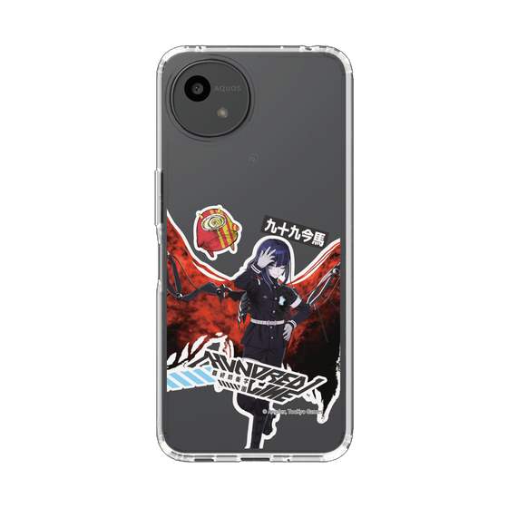 スリムプロテクションケース［ HUNDRED LINE -最終防衛学園- - ステッカー - 九十九今馬 ］