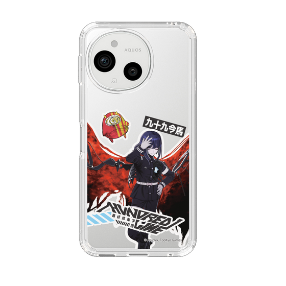 スリムプロテクションケース［ HUNDRED LINE -最終防衛学園- - ステッカー - 九十九今馬 ］