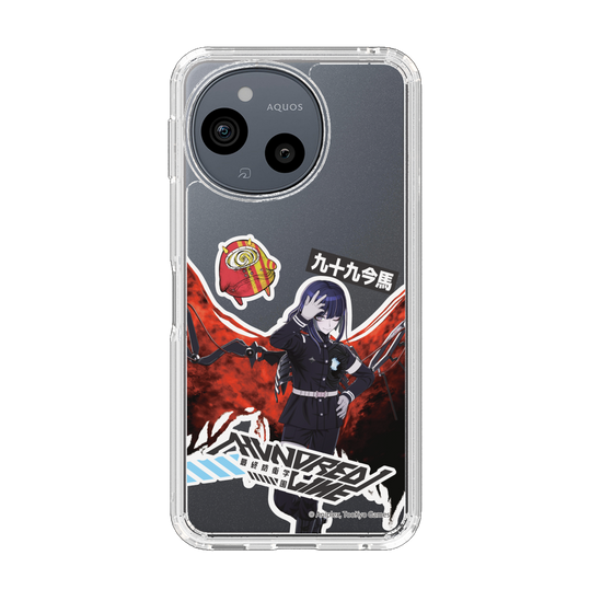 スリムプロテクションケース［ HUNDRED LINE -最終防衛学園- - ステッカー - 九十九今馬 ］