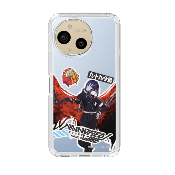 スリムプロテクションケース［ HUNDRED LINE -最終防衛学園- - ステッカー - 九十九今馬 ］