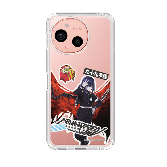 スリムプロテクションケース［ HUNDRED LINE -最終防衛学園- - ステッカー - 九十九今馬 ］