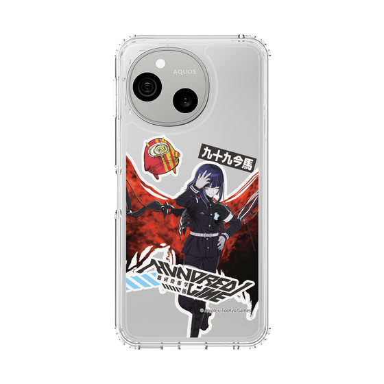 スリムプロテクションケース［ HUNDRED LINE -最終防衛学園- - ステッカー - 九十九今馬 ］