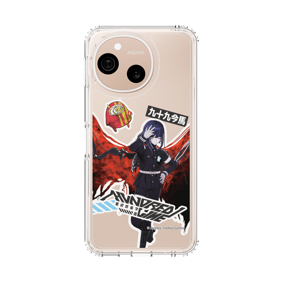 スリムプロテクションケース［ HUNDRED LINE -最終防衛学園- - ステッカー - 九十九今馬 ］