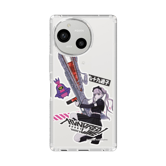 スリムプロテクションケース［ HUNDRED LINE -最終防衛学園- - ステッカー - 九十九過子 ］