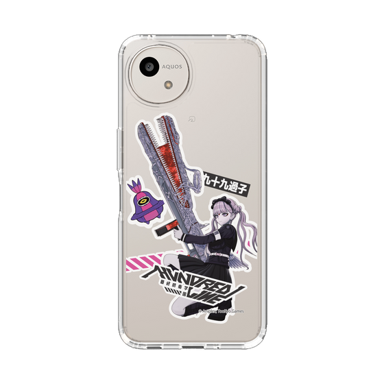 スリムプロテクションケース［ HUNDRED LINE -最終防衛学園- - ステッカー - 九十九過子 ］