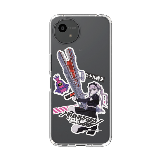 スリムプロテクションケース［ HUNDRED LINE -最終防衛学園- - ステッカー - 九十九過子 ］