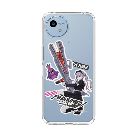 スリムプロテクションケース［ HUNDRED LINE -最終防衛学園- - ステッカー - 九十九過子 ］