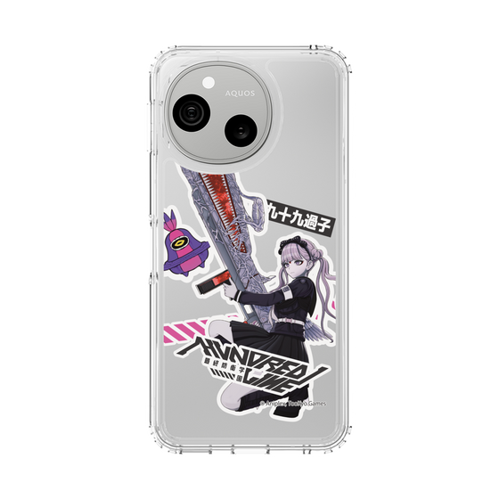 スリムプロテクションケース［ HUNDRED LINE -最終防衛学園- - ステッカー - 九十九過子 ］