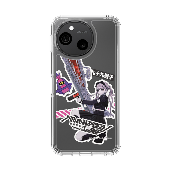 スリムプロテクションケース［ HUNDRED LINE -最終防衛学園- - ステッカー - 九十九過子 ］