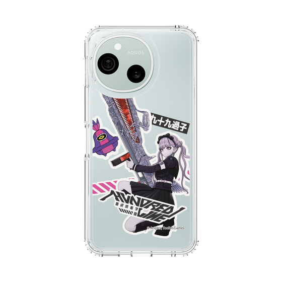 スリムプロテクションケース［ HUNDRED LINE -最終防衛学園- - ステッカー - 九十九過子 ］