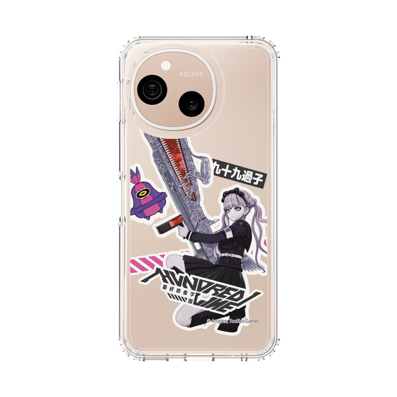 スリムプロテクションケース［ HUNDRED LINE -最終防衛学園- - ステッカー - 九十九過子 ］