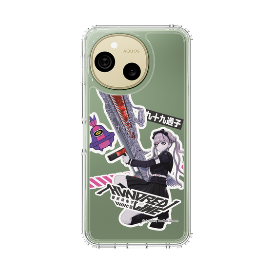 スリムプロテクションケース［ HUNDRED LINE -最終防衛学園- - ステッカー - 九十九過子 ］