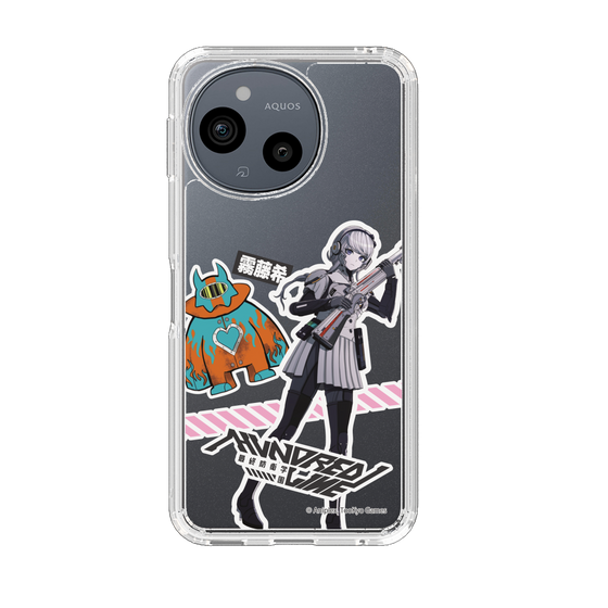 スリムプロテクションケース［ HUNDRED LINE -最終防衛学園- - ステッカー - 霧藤希 ］