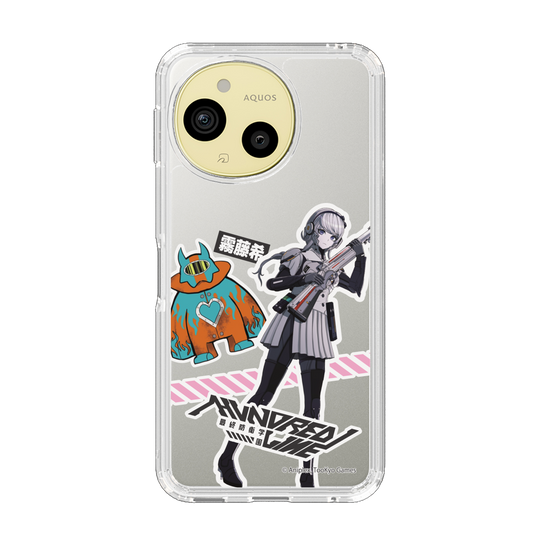 スリムプロテクションケース［ HUNDRED LINE -最終防衛学園- - ステッカー - 霧藤希 ］