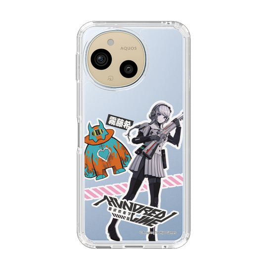 スリムプロテクションケース［ HUNDRED LINE -最終防衛学園- - ステッカー - 霧藤希 ］