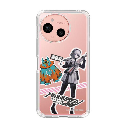 スリムプロテクションケース［ HUNDRED LINE -最終防衛学園- - ステッカー - 霧藤希 ］