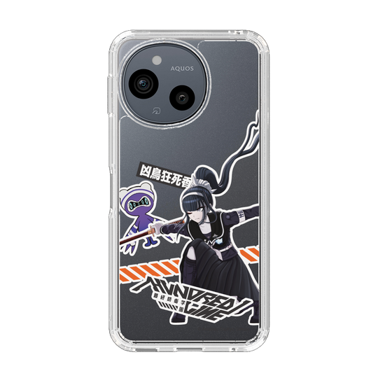 スリムプロテクションケース［ HUNDRED LINE -最終防衛学園- - ステッカー - 凶鳥狂死香 ］