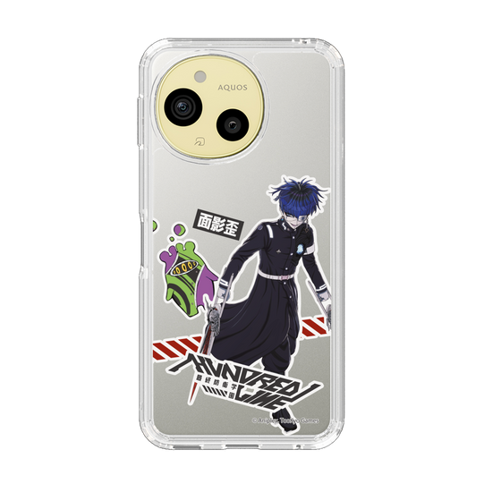 スリムプロテクションケース［ HUNDRED LINE -最終防衛学園- - ステッカー - 面影歪 ］