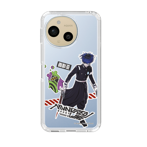 スリムプロテクションケース［ HUNDRED LINE -最終防衛学園- - ステッカー - 面影歪 ］