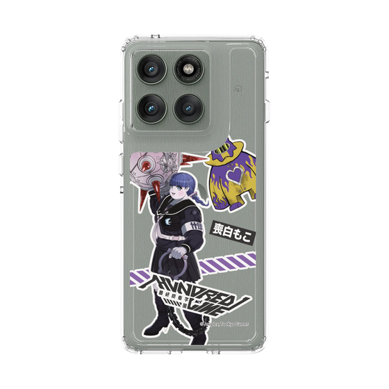 スリムプロテクションケース［ HUNDRED LINE -最終防衛学園- - ステッカー - 喪白もこ ］