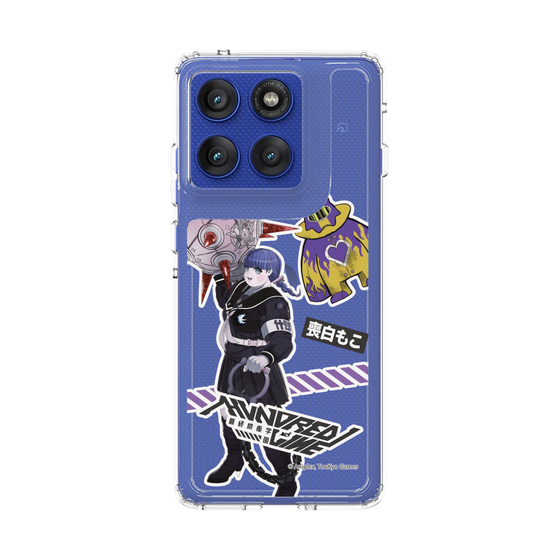 スリムプロテクションケース［ HUNDRED LINE -最終防衛学園- - ステッカー - 喪白もこ ］