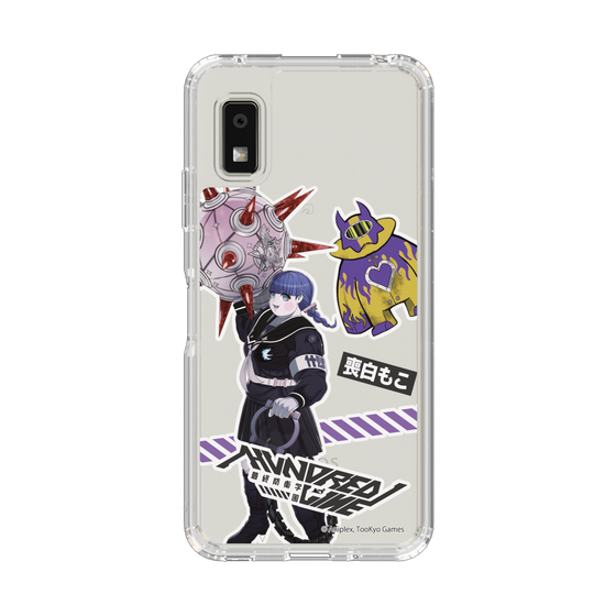 スリムプロテクションケース［ HUNDRED LINE -最終防衛学園- - ステッカー - 喪白もこ ］