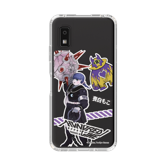 スリムプロテクションケース［ HUNDRED LINE -最終防衛学園- - ステッカー - 喪白もこ ］