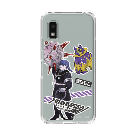 スリムプロテクションケース［ HUNDRED LINE -最終防衛学園- - ステッカー - 喪白もこ ］