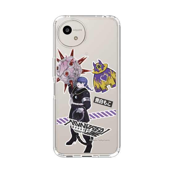 スリムプロテクションケース［ HUNDRED LINE -最終防衛学園- - ステッカー - 喪白もこ ］