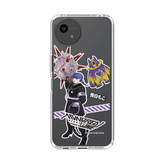 スリムプロテクションケース［ HUNDRED LINE -最終防衛学園- - ステッカー - 喪白もこ ］