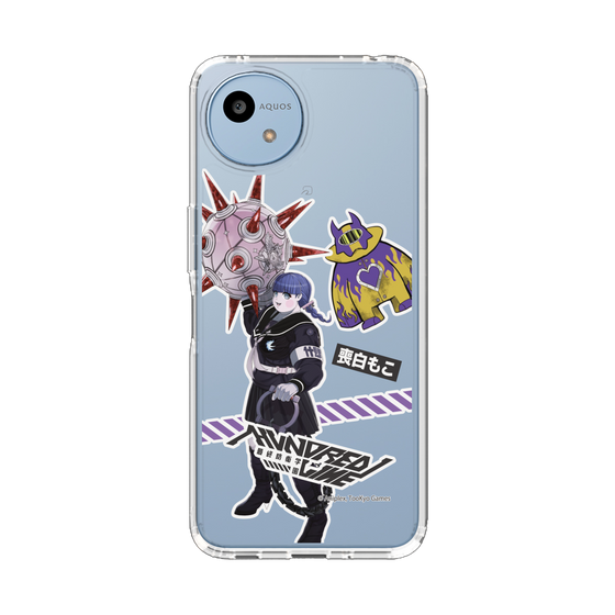 スリムプロテクションケース［ HUNDRED LINE -最終防衛学園- - ステッカー - 喪白もこ ］