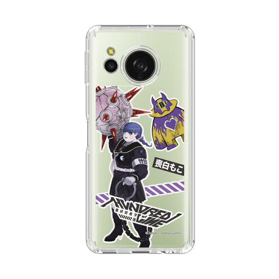 スリムプロテクションケース［ HUNDRED LINE -最終防衛学園- - ステッカー - 喪白もこ ］