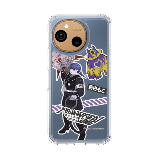 スリムプロテクションケース［ HUNDRED LINE -最終防衛学園- - ステッカー - 喪白もこ ］