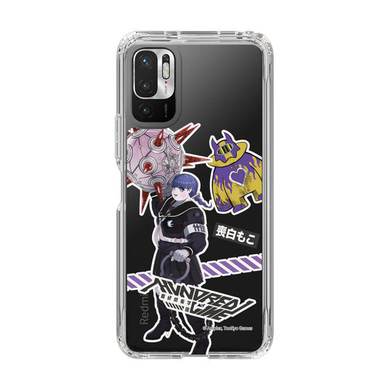 スリムプロテクションケース［ HUNDRED LINE -最終防衛学園- - ステッカー - 喪白もこ ］