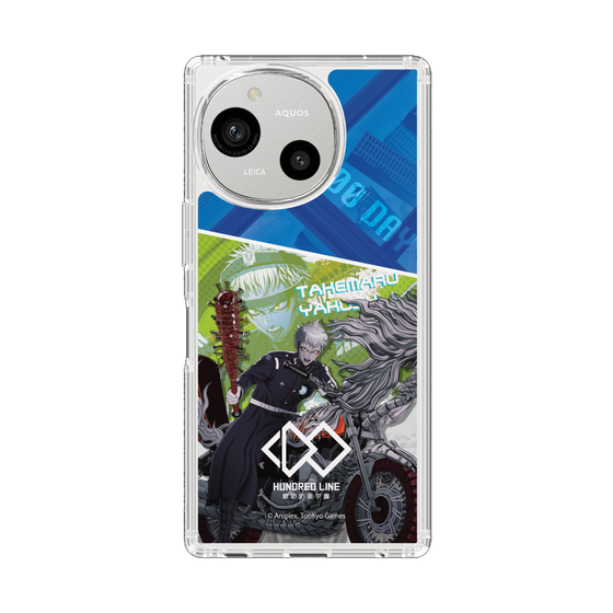 スリムプロテクションケース［ HUNDRED LINE -最終防衛学園- - カットイン - 厄師寺猛丸 ］