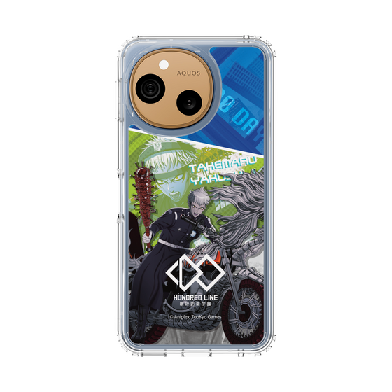 スリムプロテクションケース［ HUNDRED LINE -最終防衛学園- - カットイン - 厄師寺猛丸 ］