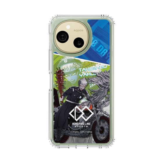 スリムプロテクションケース［ HUNDRED LINE -最終防衛学園- - カットイン - 厄師寺猛丸 ］
