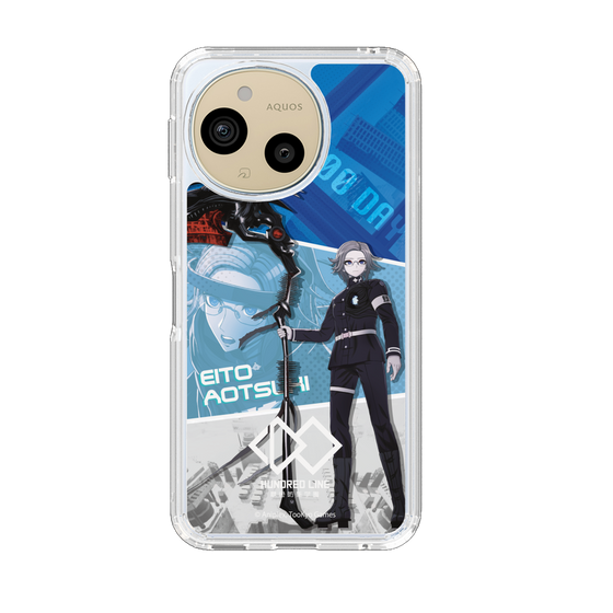 スリムプロテクションケース［ HUNDRED LINE -最終防衛学園- - カットイン - 蒼月衛人 ］