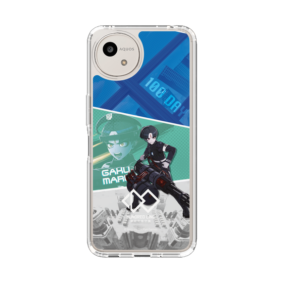 スリムプロテクションケース［ HUNDRED LINE -最終防衛学園- - カットイン - 丸子楽 ］