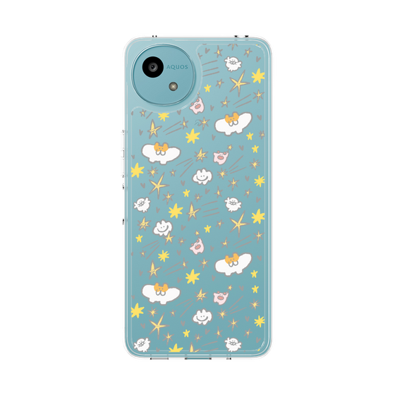 スリムプロテクションケース［ もくもくちゃん - スター ］