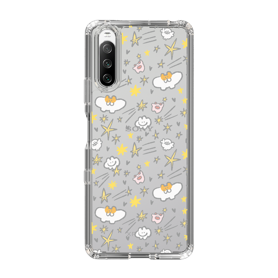スリムプロテクションケース［ もくもくちゃん - スター ］