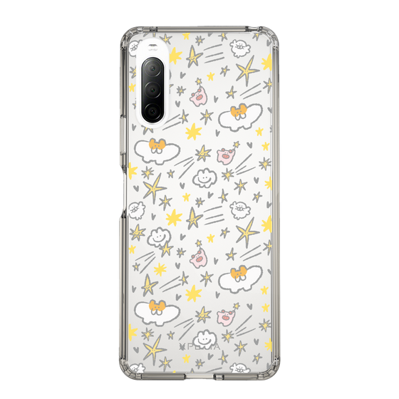スリムプロテクションケース［ もくもくちゃん - スター ］