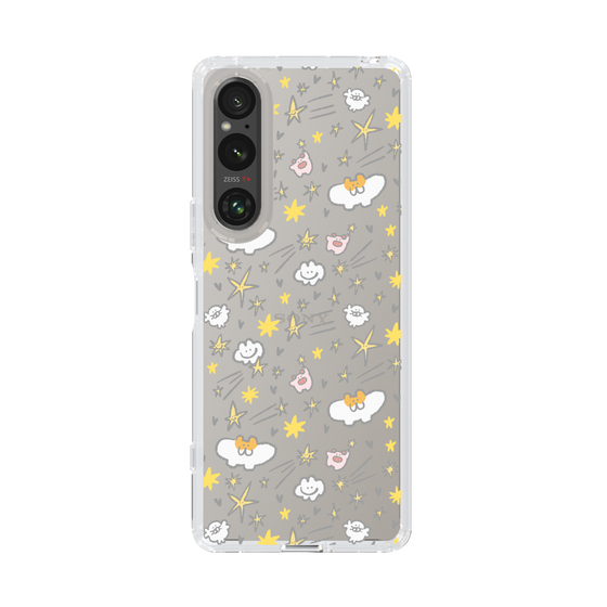 スリムプロテクションケース［ もくもくちゃん - スター ］