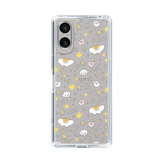 スリムプロテクションケース［ もくもくちゃん - スター ］